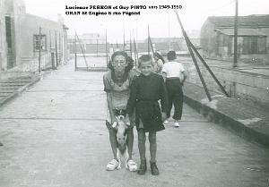 ORAN - Saint Eugene LUCIENNE FERRON ET GUY PINTO 1949
